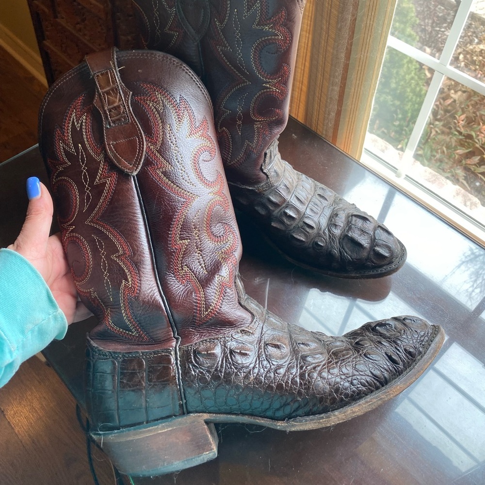 Men’s Alligator Boots Sz 13 U